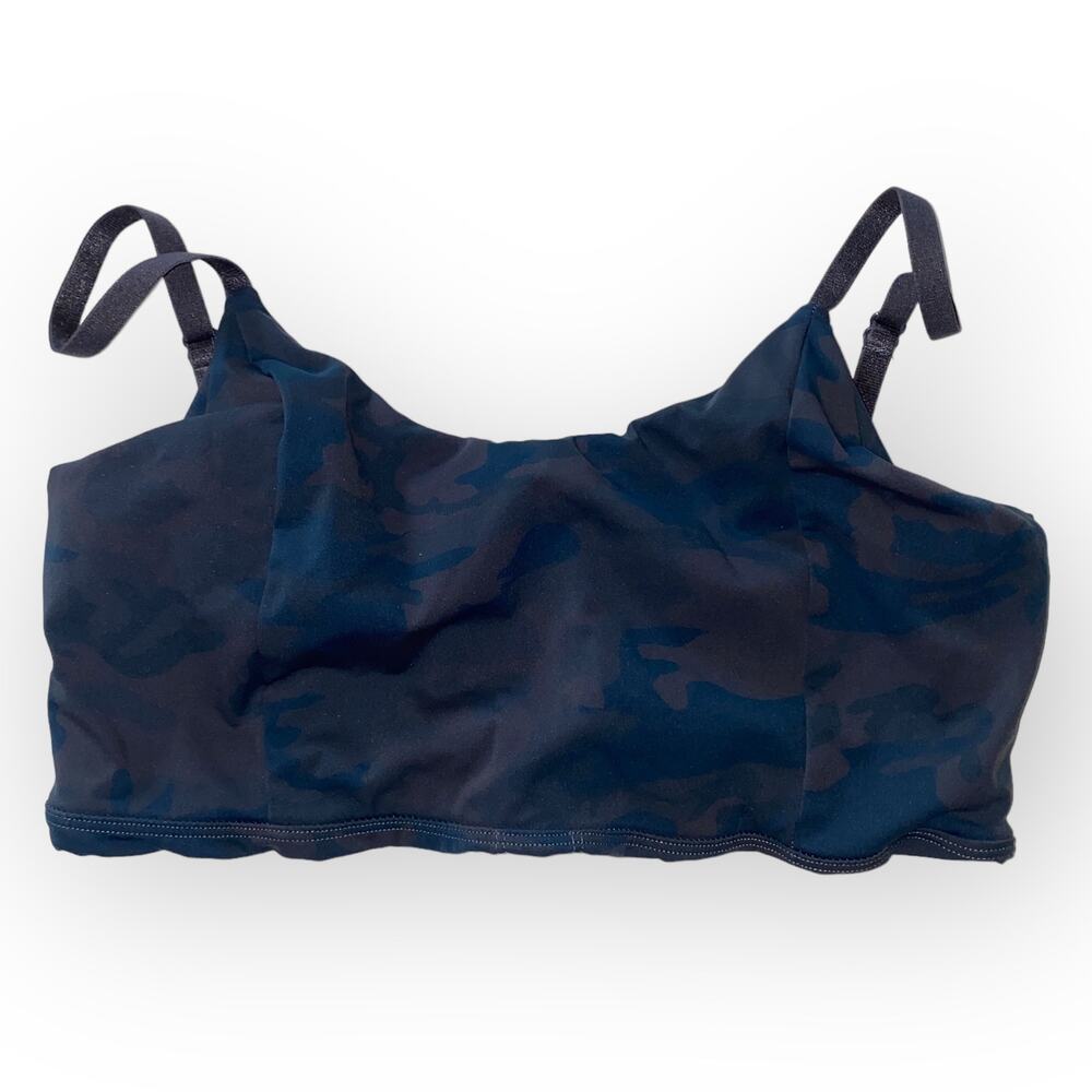 Echt Navy Camouflage Sports Bra Women's Medium